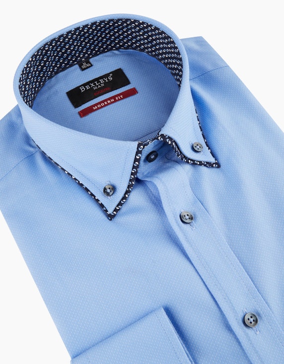 Bexleys man Langarm Dresshemd, Modern Fit | ADLER Mode Onlineshop