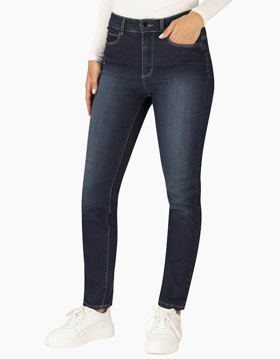 Stooker Jeans Milano mit Magic-Shape-Effekt in Medium Blue | ADLER Mode Onlineshop