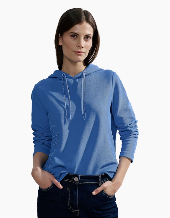 CECIL Twill Struktur Sweatshirt | ADLER Mode Onlineshop
