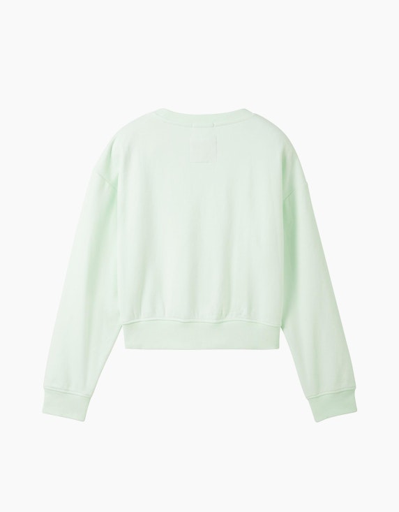 TOM TAILOR Girls Cropped Sweatshirt mit Bio-Baumwolle | ADLER Mode Onlineshop