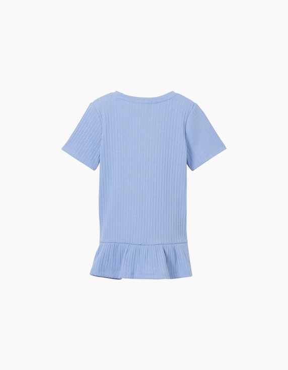 TOM TAILOR Mini Girls Ripp T-Shirt mit Volant | ADLER Mode Onlineshop