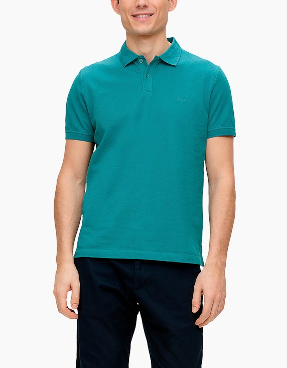s.Oliver Poloshirt aus Baumwolle | ADLER Mode Onlineshop