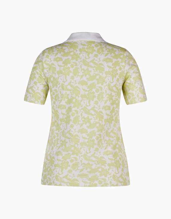 Steilmann Edition Poloshirt mit floralem Druck | ADLER Mode Onlineshop