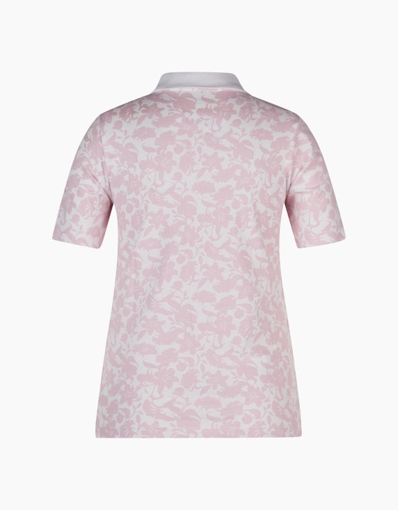 Steilmann Edition Poloshirt mit floralem Druck | ADLER Mode Onlineshop
