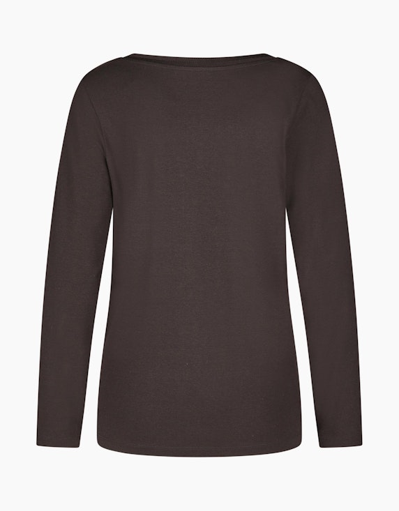 Steilmann Edition Langarmshirt in Unifarbe | ADLER Mode Onlineshop