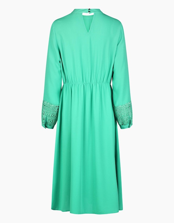 MY OWN Unifarbenes Kleid mit Spitzeneinsatz | ADLER Mode Onlineshop