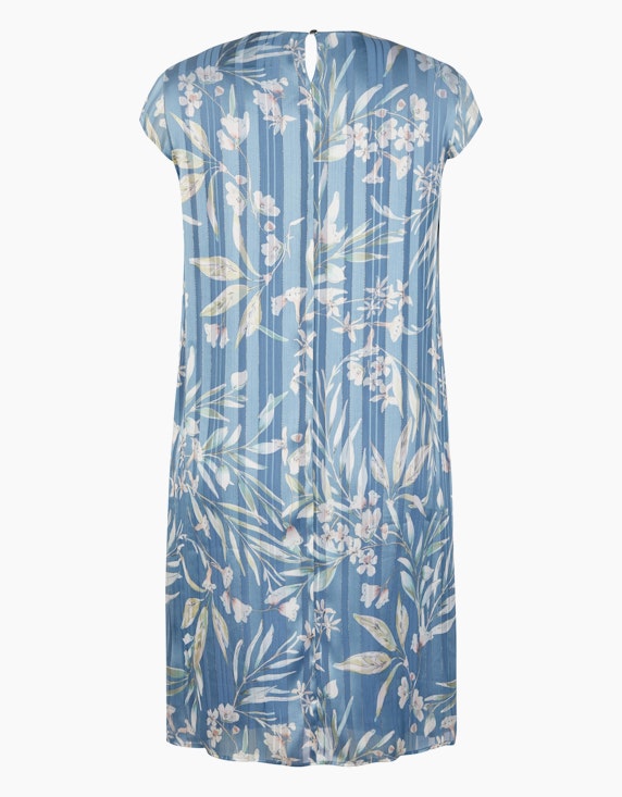 Steilmann Edition Kleid mit Floralem Print und Lurex Streifen | ADLER Mode Onlineshop