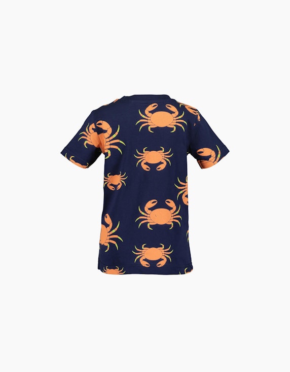 Blue Seven Mini Boys T-Shirt mir Krabben allover Druck | ADLER Mode Onlineshop