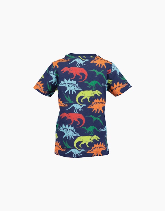 Blue Seven Mini Boys T-Shirt mit Dinosaurier allover Druck | ADLER Mode Onlineshop