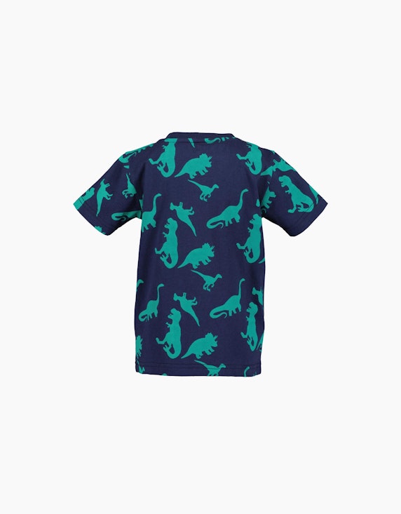 Blue Seven Mini Boys T-Shirt im allover Dinosaurier Druck | ADLER Mode Onlineshop