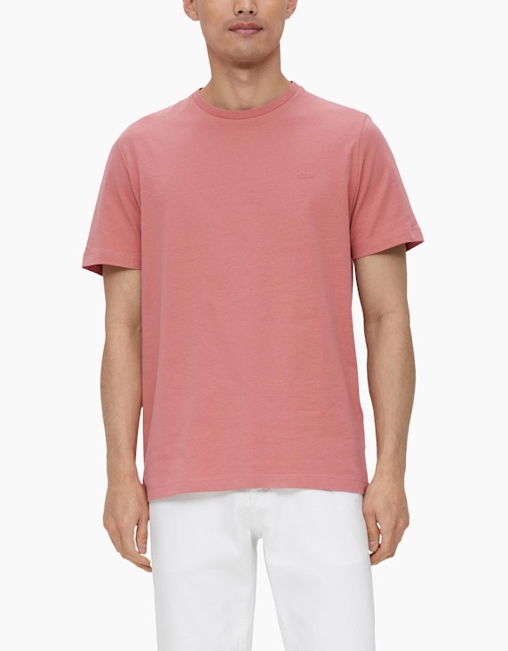 s.Oliver Basic-Shirt aus Baumwolle | ADLER Mode Onlineshop