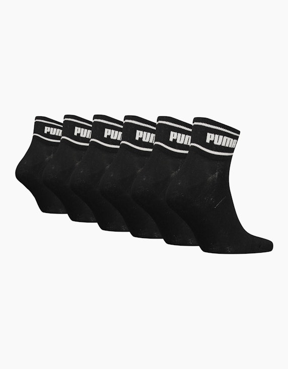Puma Unisex Quater-Socken  6er Pack | ADLER Mode Onlineshop