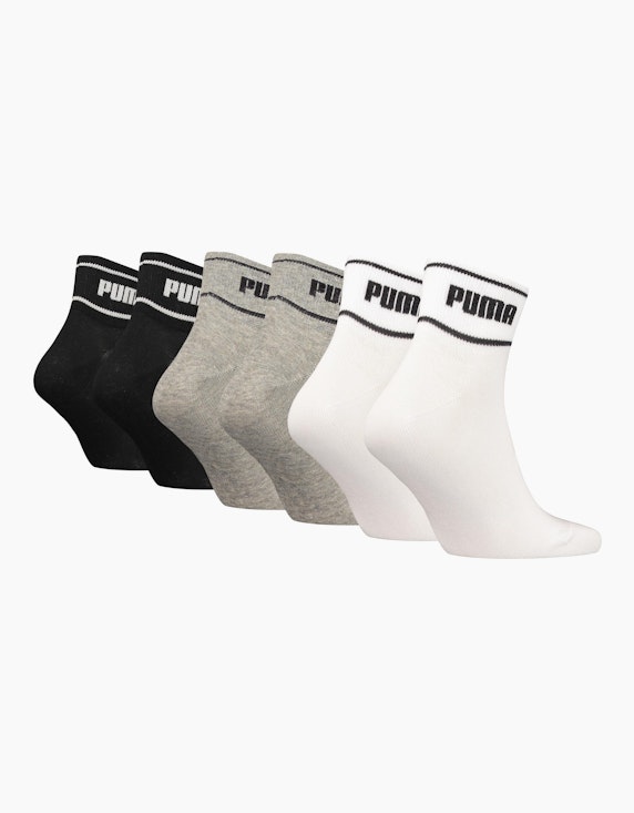 Puma Unisex Quater-Socken  6er Pack | ADLER Mode Onlineshop