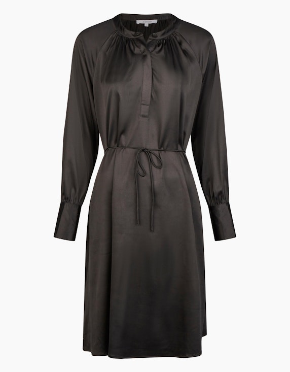 Steilmann Edition Satin-Kleid in Schwarz | ADLER Mode Onlineshop