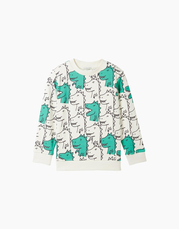 TOM TAILOR Mini Boys Sweatshirt im allover Print | ADLER Mode Onlineshop