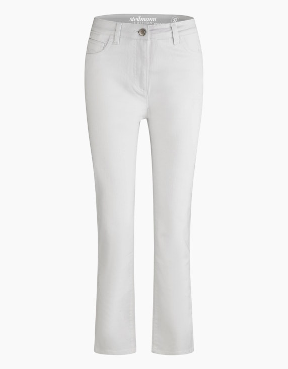 Steilmann Edition 5-Pocket Jeanshose in Style Susi in Weiß | ADLER Mode Onlineshop