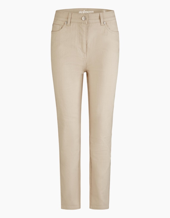 Steilmann Edition 5-Pocket Jeanshose in Style Polo Super Comfort in Sand | ADLER Mode Onlineshop