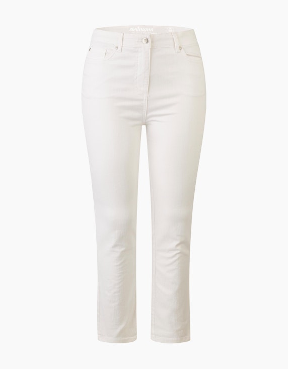Steilmann Edition 5-Pocket Jeanshose Style Sandra in Weiß | ADLER Mode Onlineshop