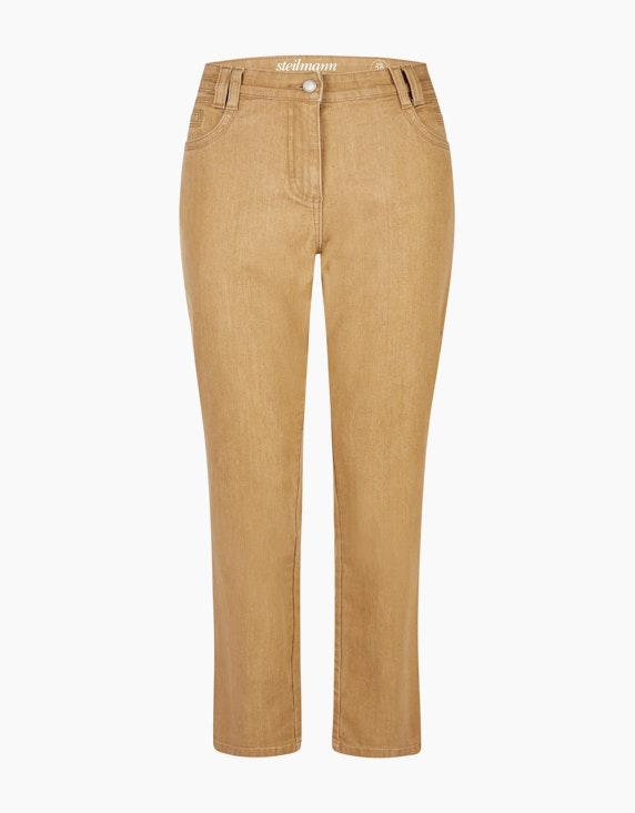 Steilmann Edition 5-Pocket Jeanshose in Style Sandra in Camel | ADLER Mode Onlineshop
