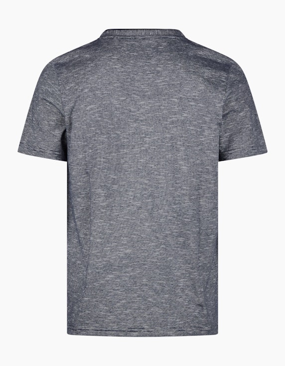 Eagle No. 7 Kurzarm Henley-Shirt mit Finelinerstreifen | ADLER Mode Onlineshop
