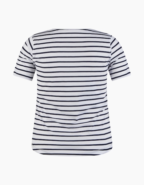 Steilmann Edition Gestreiftes T-Shirt aus Pima Cotton | ADLER Mode Onlineshop