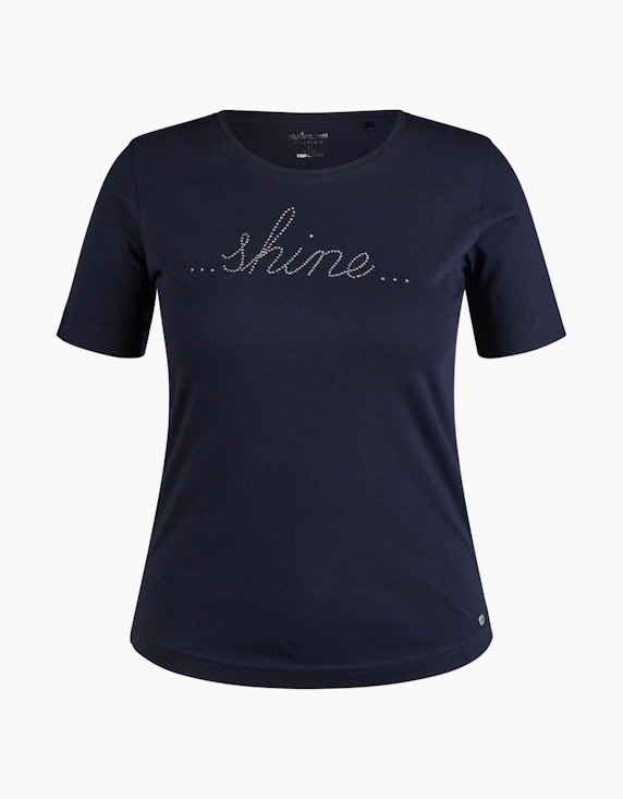 Steilmann Edition T-Shirt aus Pima Cotton in Marine | ADLER Mode Onlineshop