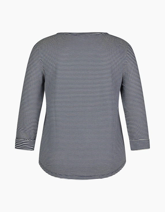 Steilmann Edition Geringeltes 3/4-Arm Shirt | ADLER Mode Onlineshop