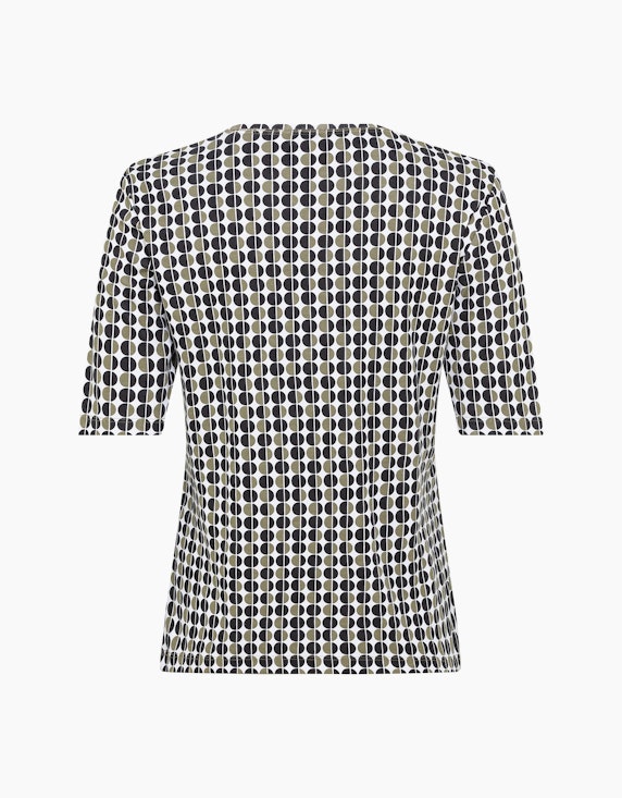 Olsen Rundhalsshirt mit Allover-Print | ADLER Mode Onlineshop