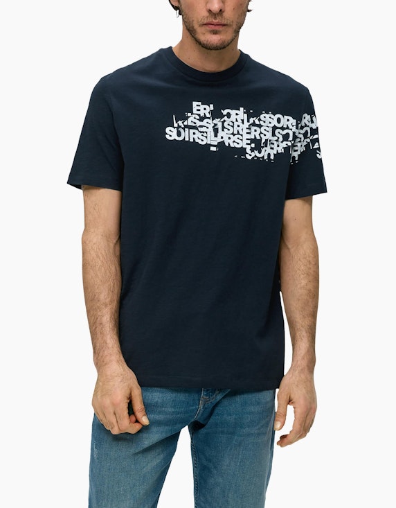s.Oliver T-Shirt mit Rundhalsausschnitt | ADLER Mode Onlineshop