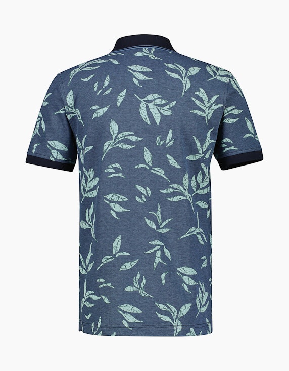 Lerros Poloshirt mit Blätterprint | ADLER Mode Onlineshop