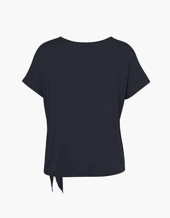 VIA APPIA DUE T-Shirt mit Knotendetail | ADLER Mode Onlineshop