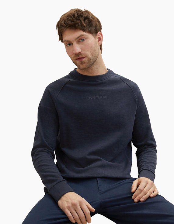 TOM TAILOR Sweatshirt mit Ziernähten | ADLER Mode Onlineshop