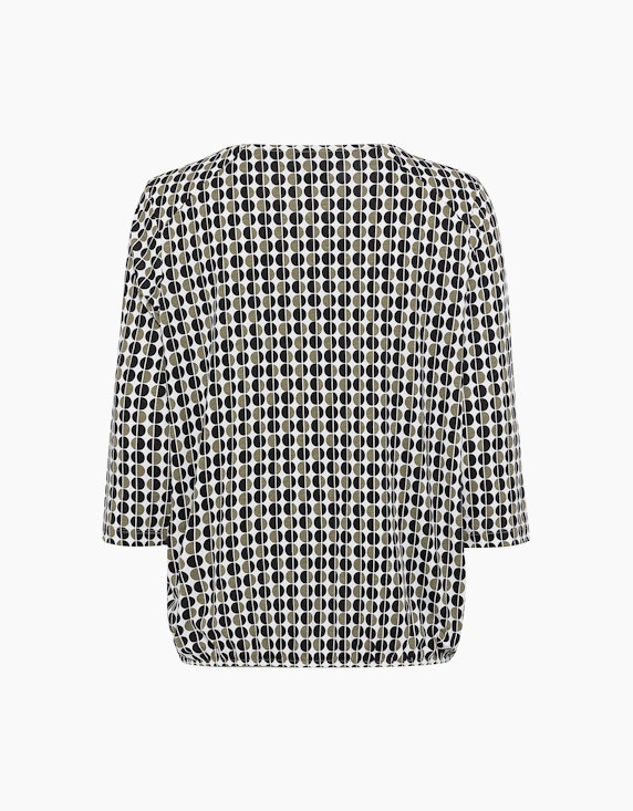 Olsen Shirt mit geschlitztem Rundhalsausschnitt | ADLER Mode Onlineshop
