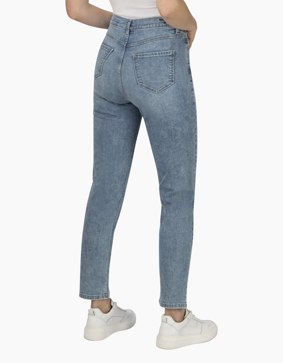 C&A Damen 5-Pocket Jeans Straight High Waist  Stretch, Baumwolle, Polyester