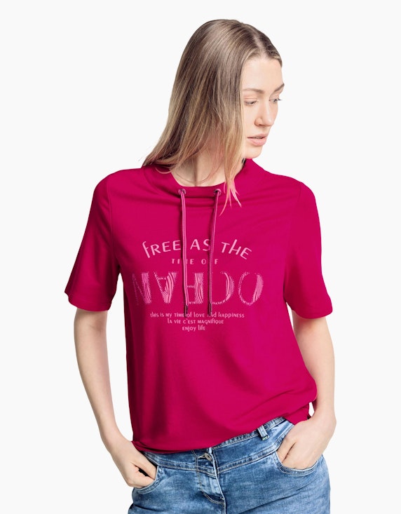 CECIL T-Shirt mit Wording | ADLER Mode Onlineshop