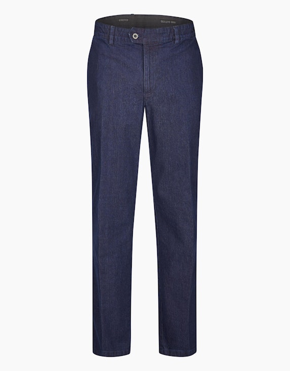Bexleys man Jeans Hose Baumwolle mit Stretch-Anteil, Regular Fit, mit Dehnbund in Blau | ADLER Mode Onlineshop
