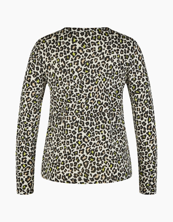 Steilmann Woman Langarmshirt mit Leoprint | ADLER Mode Onlineshop