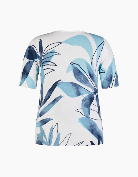 Rabe Strick T-Shirt in Allover-Design | ADLER Mode Onlineshop