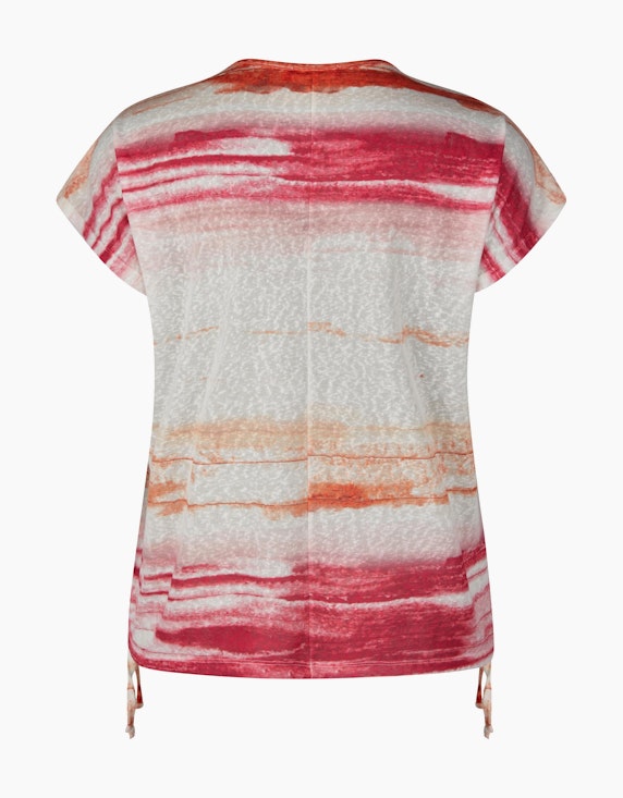 Thea Shirt mit Allover-Print in Streifen - Optik | ADLER Mode Onlineshop