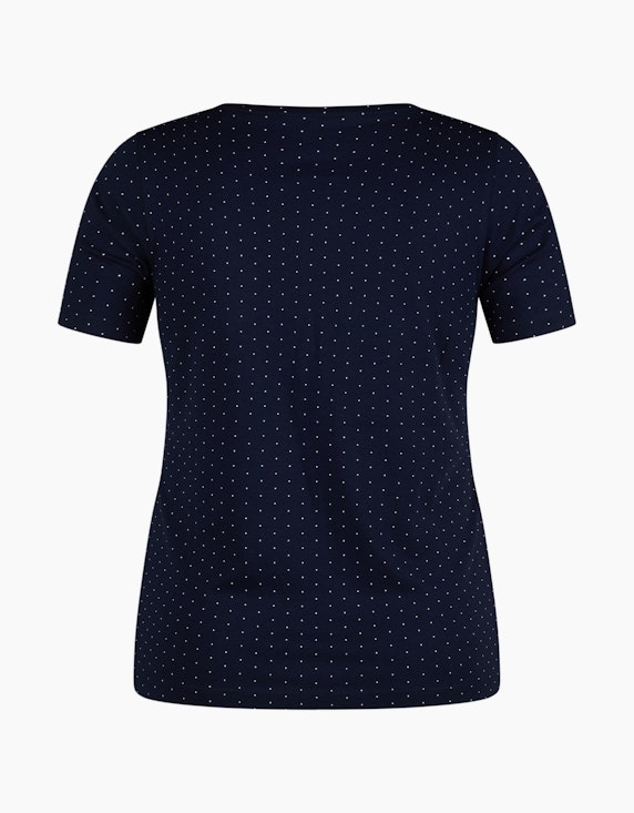 Steilmann Edition Gepunktetes T-Shirt | ADLER Mode Onlineshop