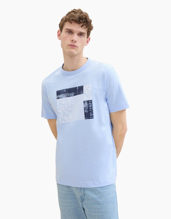 TOM TAILOR T-Shirt mit Frontprint | ADLER Mode Onlineshop