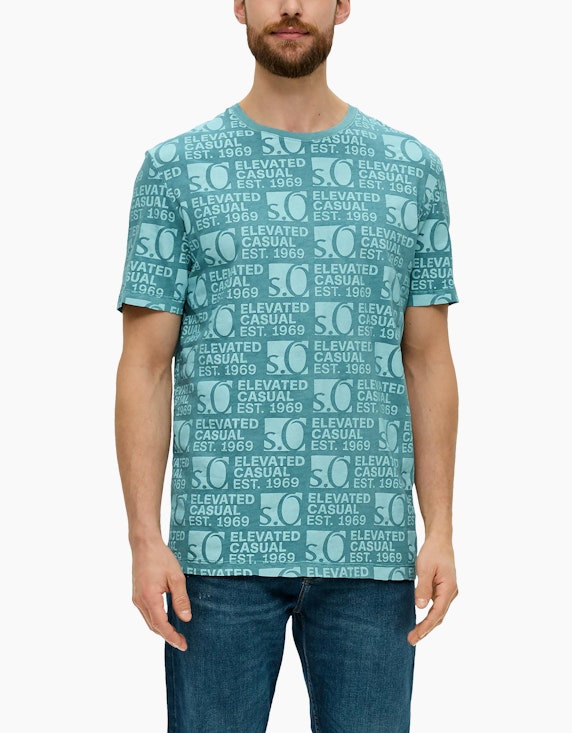 s.Oliver T-Shirt mit Logo-Print | ADLER Mode Onlineshop