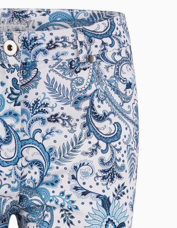 Steilmann Edition Capri Jeans mit Paisley-Print | ADLER Mode Onlineshop