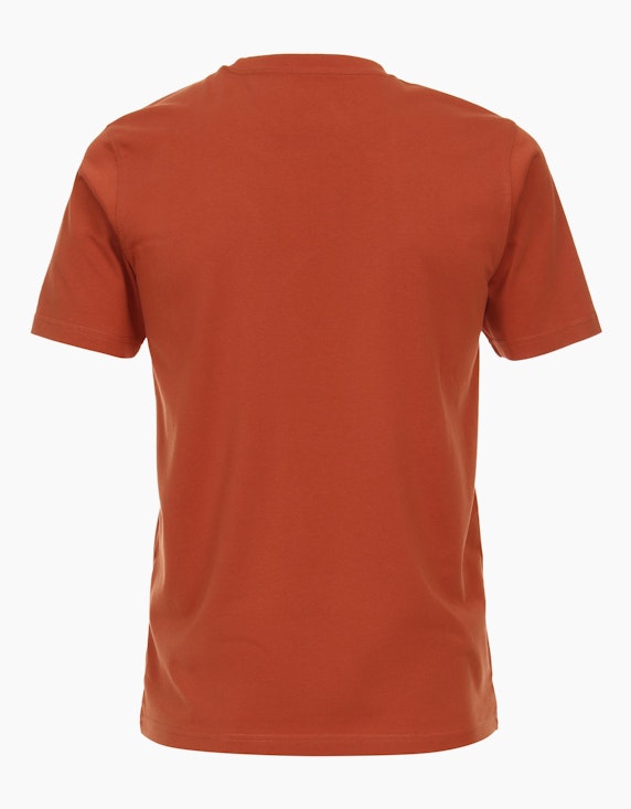 Casa Moda T-Shirt in Unifarbe | ADLER Mode Onlineshop