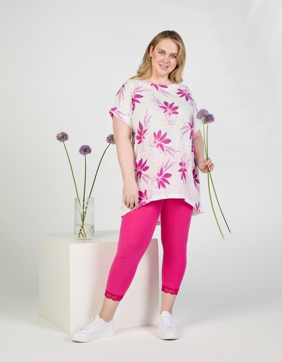 Thea Leinenbluse mit floralem Print | ADLER Mode Onlineshop