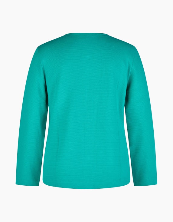 Steilmann Edition Unifarbenes Shirtjacke mit Ottoman-Struktur | ADLER Mode Onlineshop