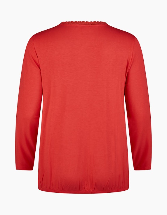 Thea Langarmshirt in Unifarbe | ADLER Mode Onlineshop