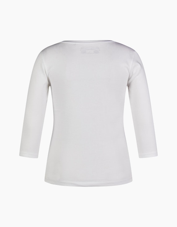 Steilmann Edition Basic 3/4-Arm Shirt in Unifarbe | ADLER Mode Onlineshop