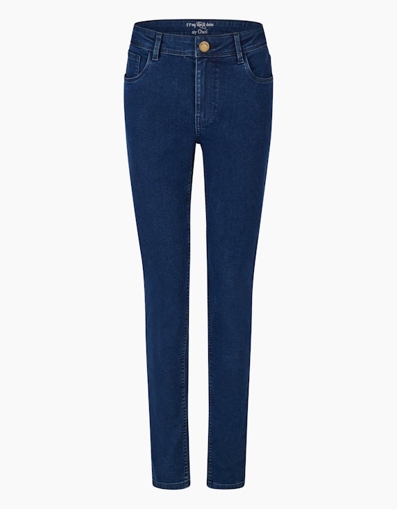 MY OWN 5-Pocket Jeans Slim Fit in Bluestone | ADLER Mode Onlineshop