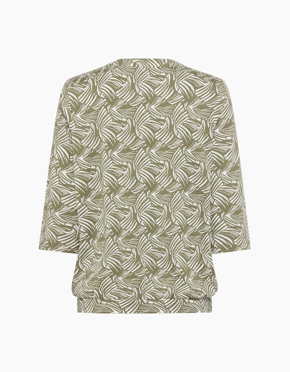 Olsen Blusenartige Shirt mit Allover-Print | ADLER Mode Onlineshop